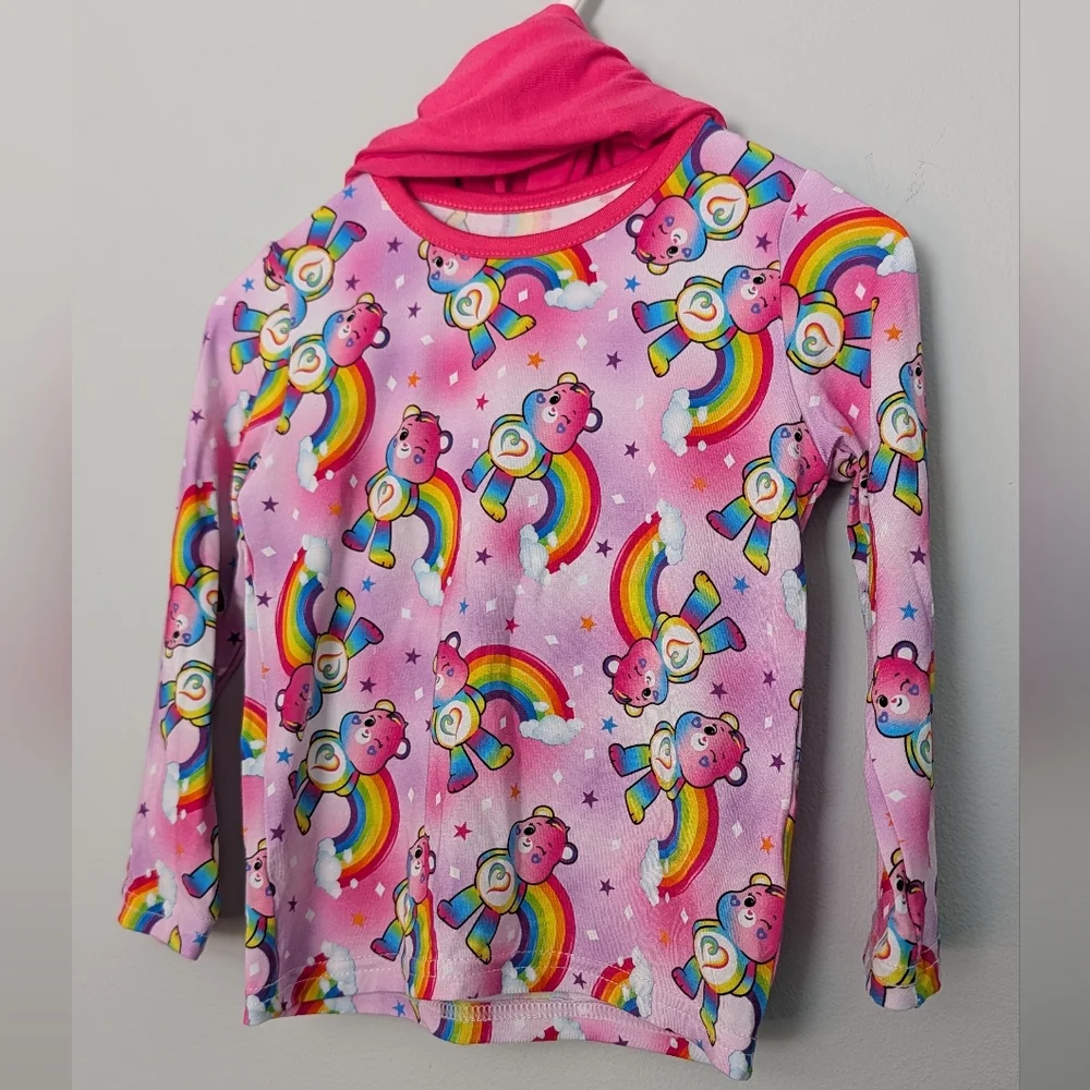 Joyful Kids Bamboo Two Piece Care Bear Pajamas Size 2T